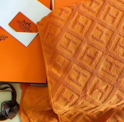 wholesale quality hermes cut pile jacquard bath towel